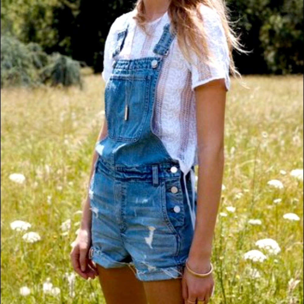 current/elliott Short La Salopette Overall, Size S - Picture 1 of 7